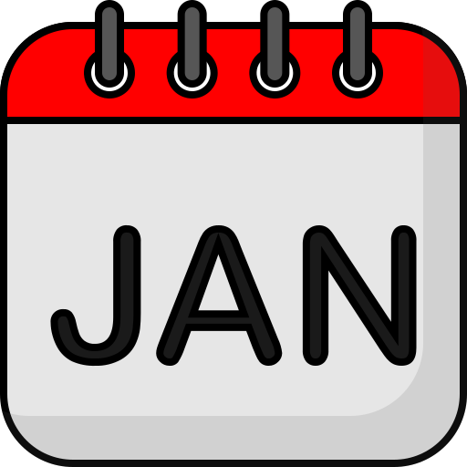Calendar icon for January 2026