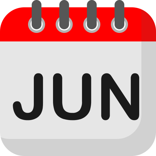 Calendar icon for June 2026