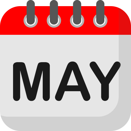 Calendar icon for May 2026
