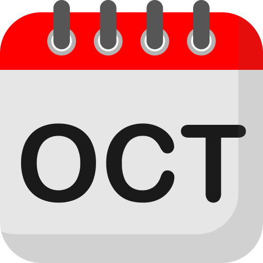 Calendar icon for October 2026